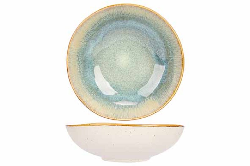 Cobalt Schaal 24.5x7.5 cm - Aardewerk