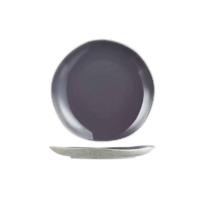 Rocaleo Dark Grey Bord 27,5cm Porselein