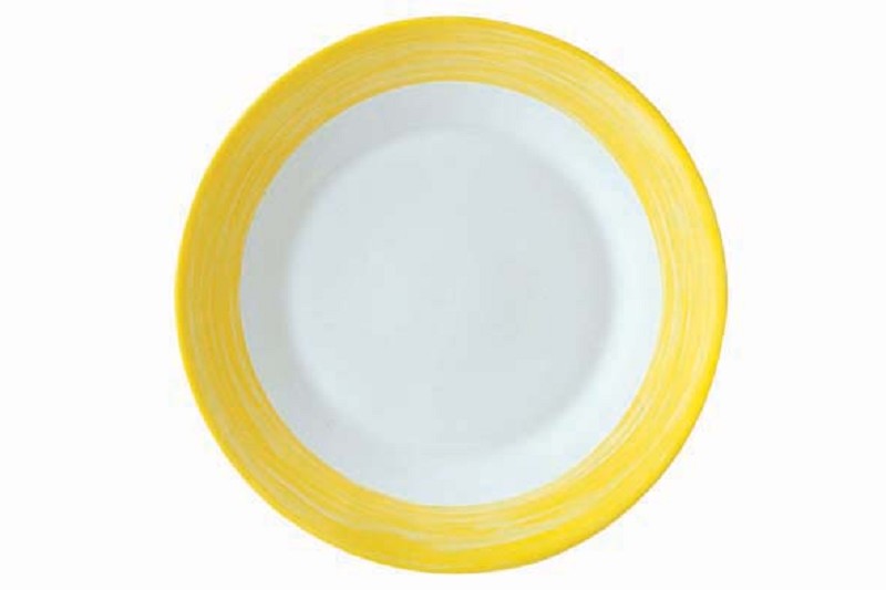 Arcopal Brush Bord Dessert 19.5cm Geel