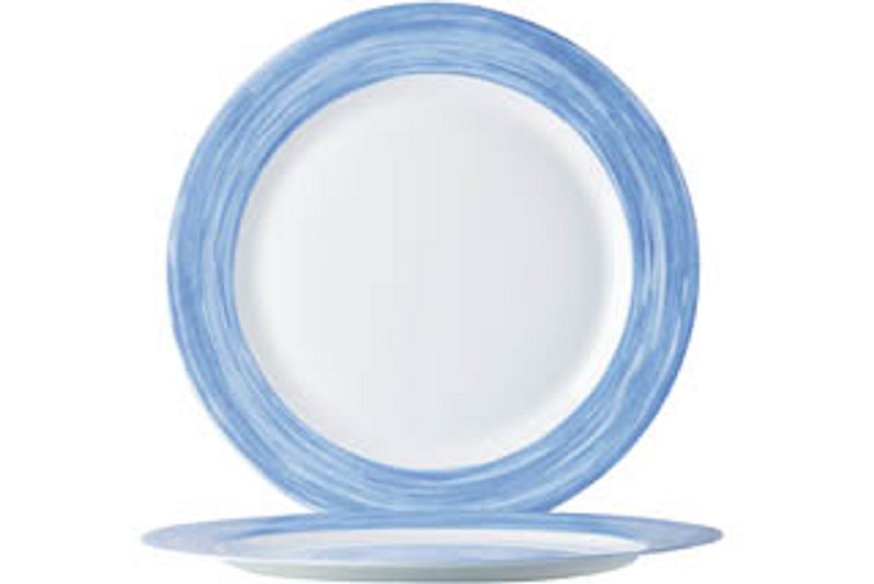 Arcopal Brush Bord Plat 25,4cm Blauw