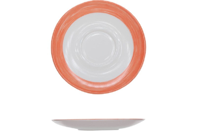 Arcopal Brush Schotel  Oranje 14cm