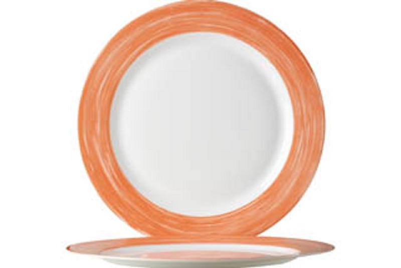 Arcopal Brush Bord Plat 25,4cm Oranje