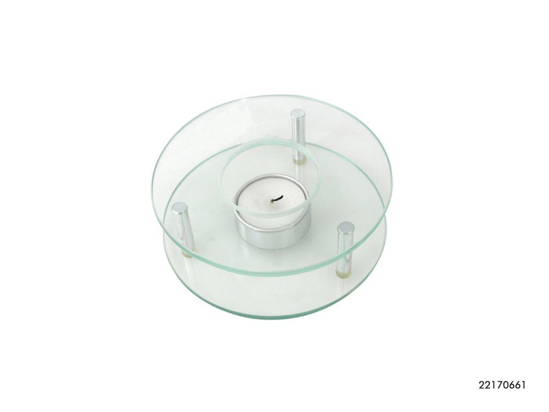Schotelwarmer/Theelicht Glas