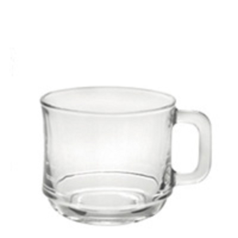 Duralex Theeglas 22cl m/Oor Stapelbaar