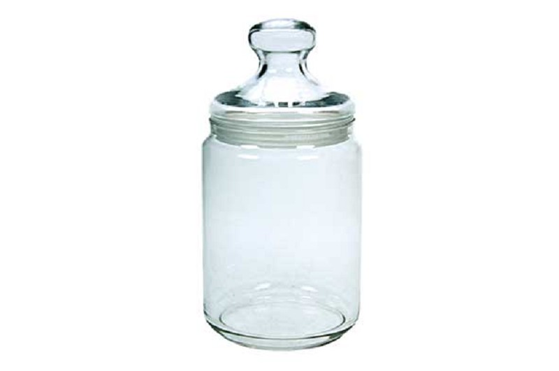 Snoeppot 1 ltr Glas
