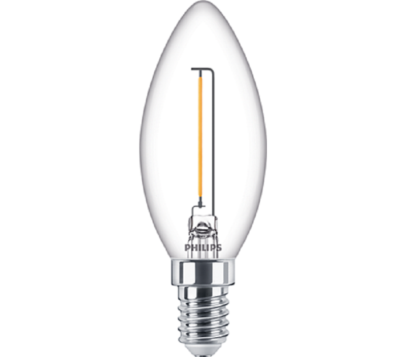 Philips LED Kaarslamp en kogellamp15WE14