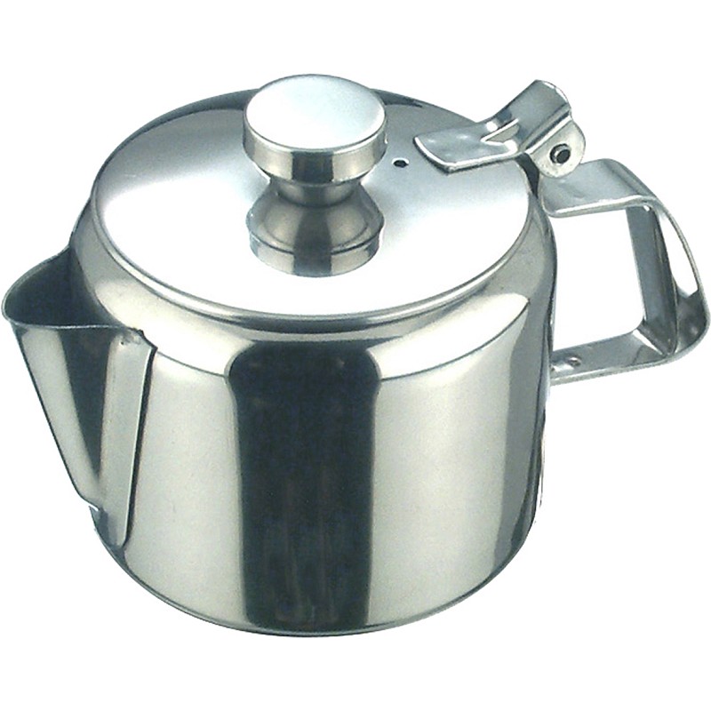 Theepot 1.5ltr RVS m/Scharnierdeksel