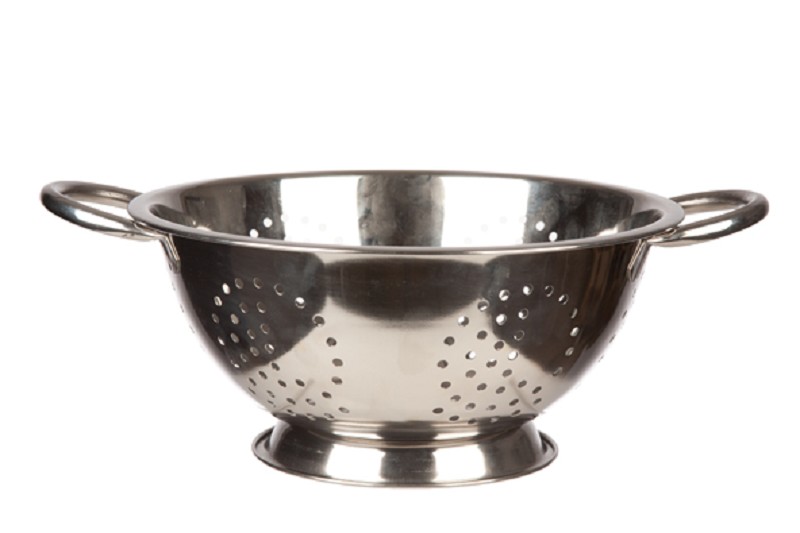 Vergiet RVS 24cm Met Handgreep