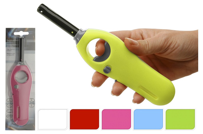 Aansteker gas 5 kleuren assorti