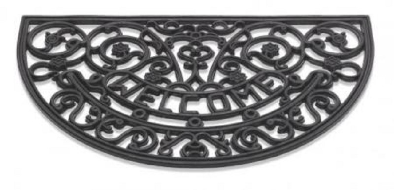 Deurmat 45x75 Antiek Halfrond