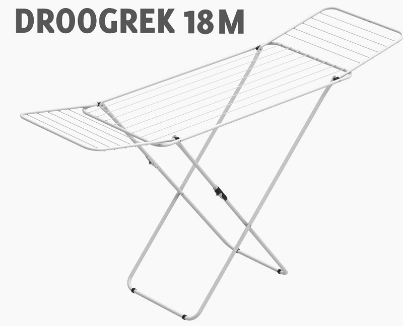 Droogrek 18 mtr staand