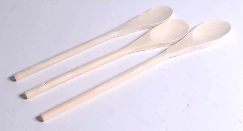 Pollepel Set a 3 Hout