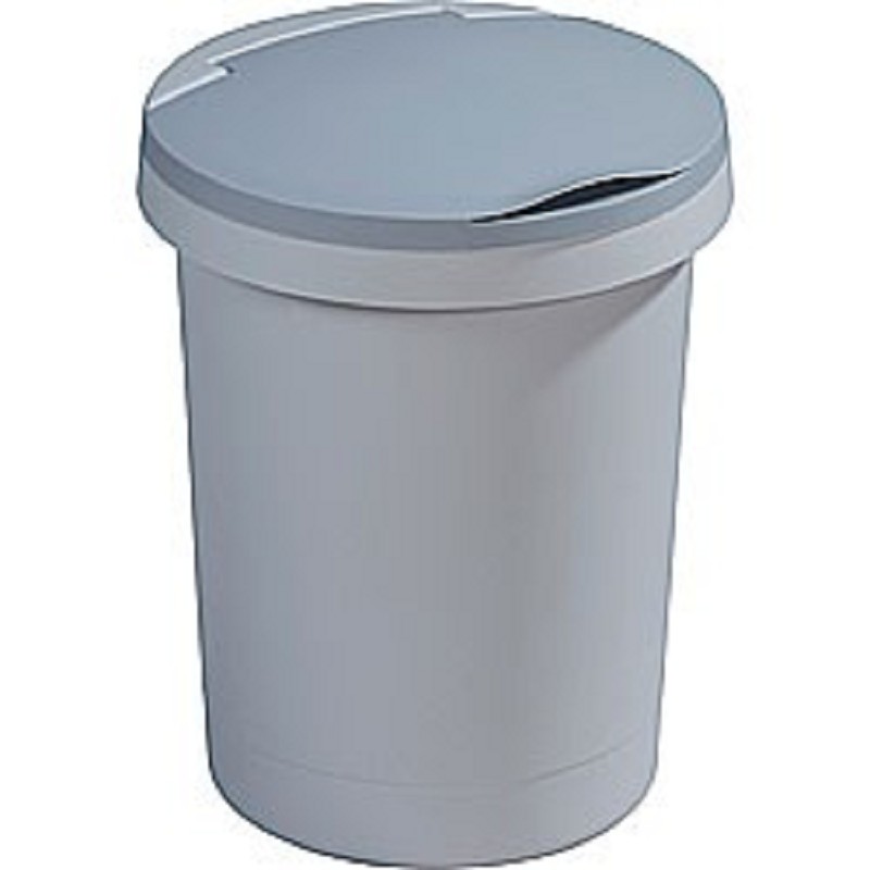 Afvalbak 10L Sunware Twinga Plat Grijs