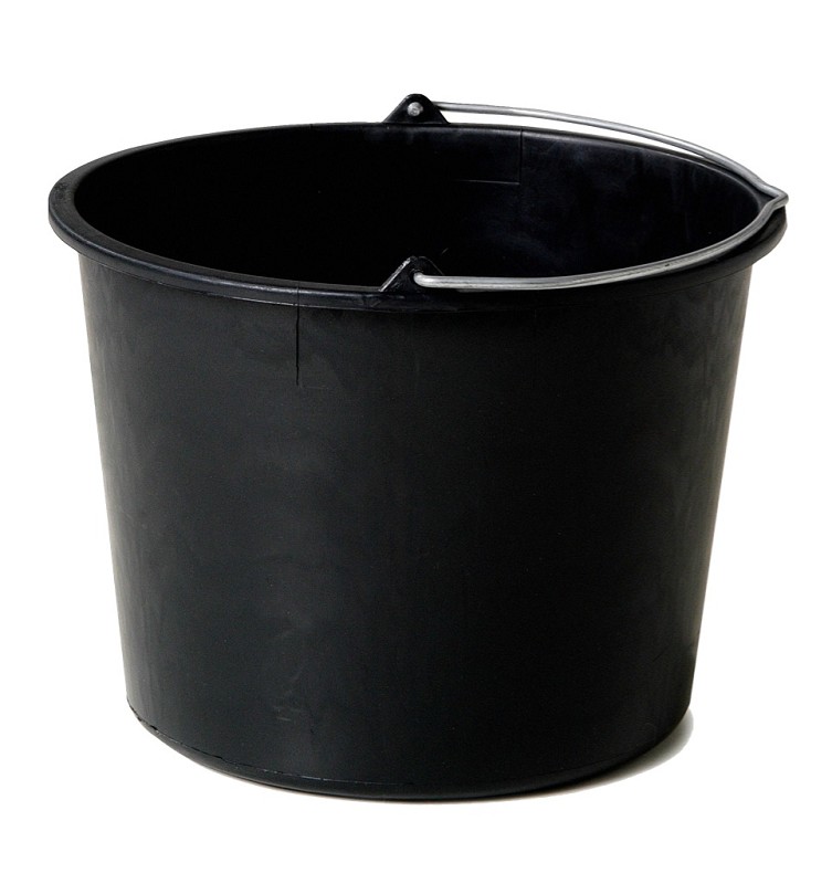 Emmer 12ltr Zwart