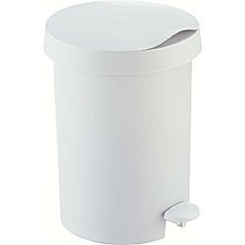 Pedaalemmer 5ltr Sunware Rond Wit