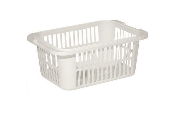 Wasmand Lingo30 ltr Kunststof Wit Curver