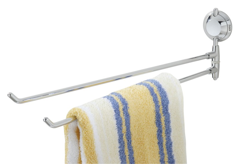 Handdoekrek 2-Armig Tiger Chroom Torino