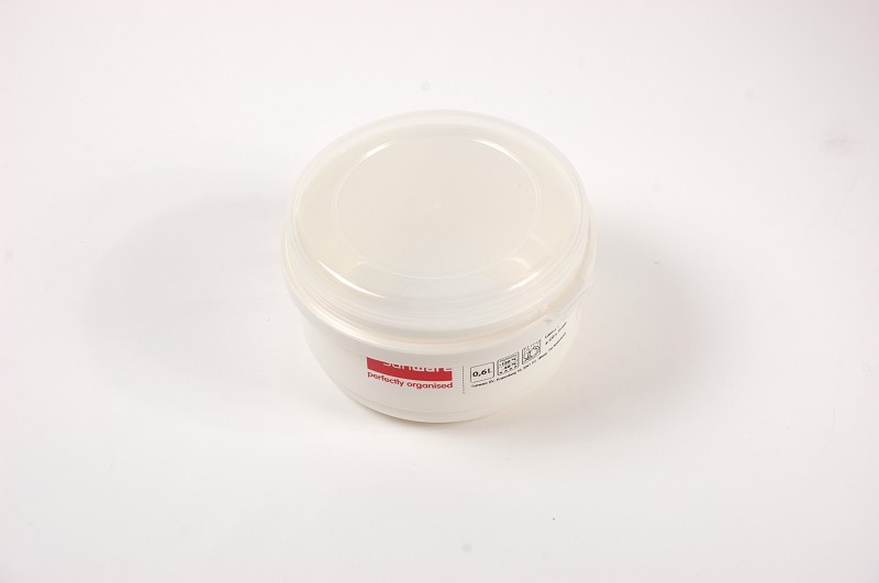 Magnetrondoos rond 0,6 liter