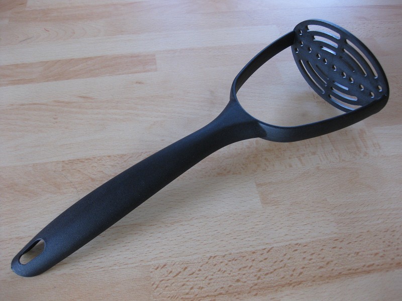 Aardappelstamper Nylon Zwart