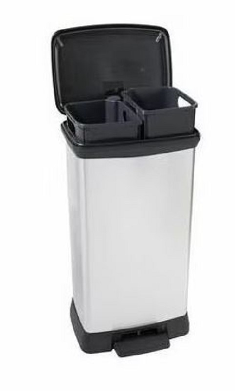 Curver Deco Duo Bin Pedaalemmer 23+23L