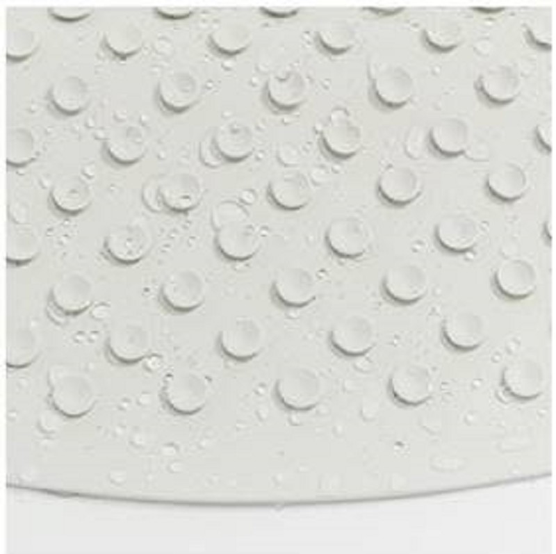 Douchemat Anti Slip Rubelle 52x52cm Wit