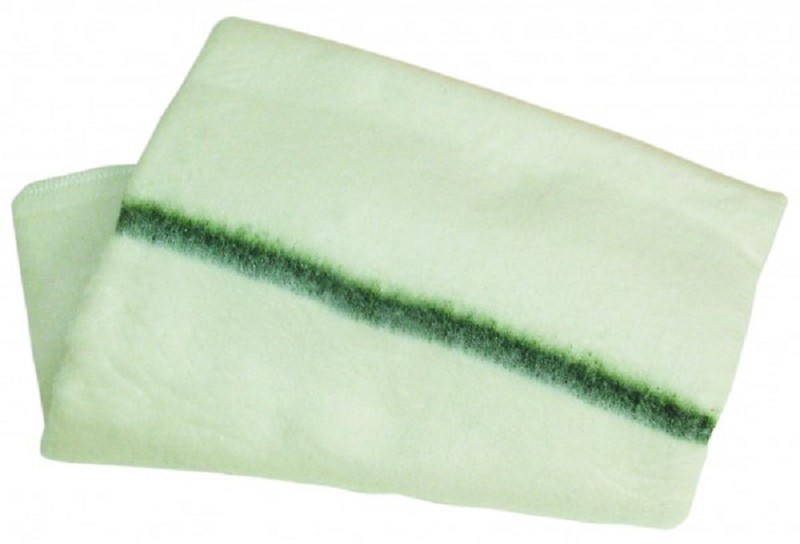 Dweil Geweven Groene Streep 60x60