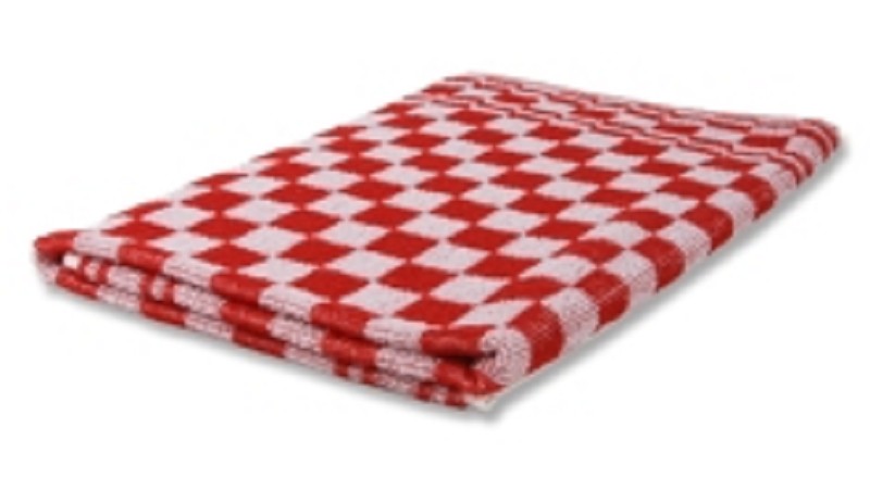 Keukendoek blok 50x50 Rood