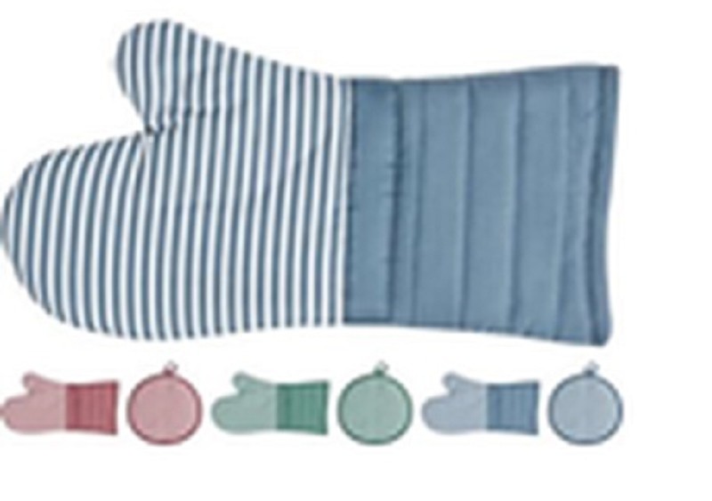Pannenlap en ovenwant set assorti