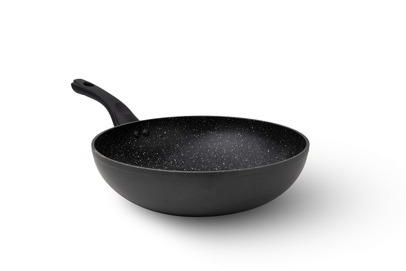 Wokpan 28cm Graniet