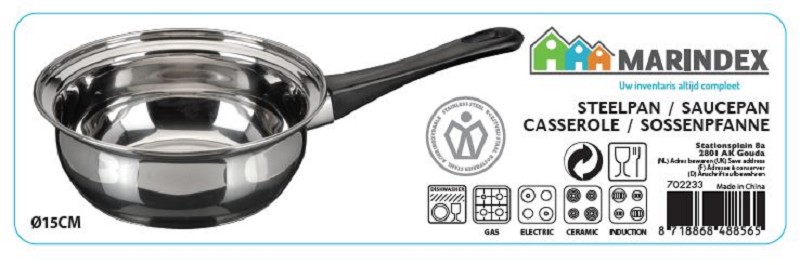 Steelpan Marindex Bakeliet 16cm