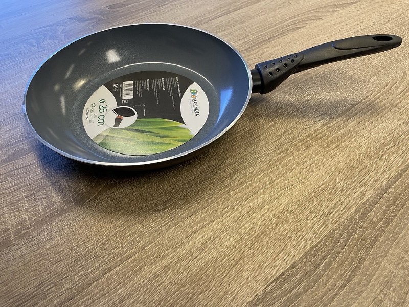 Koekenpan 26cm Antik zwart Keram.inducti