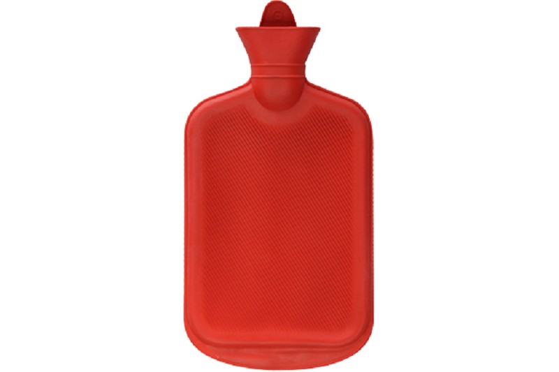 Warmwaterkruik 2ltr Rood/Blauw