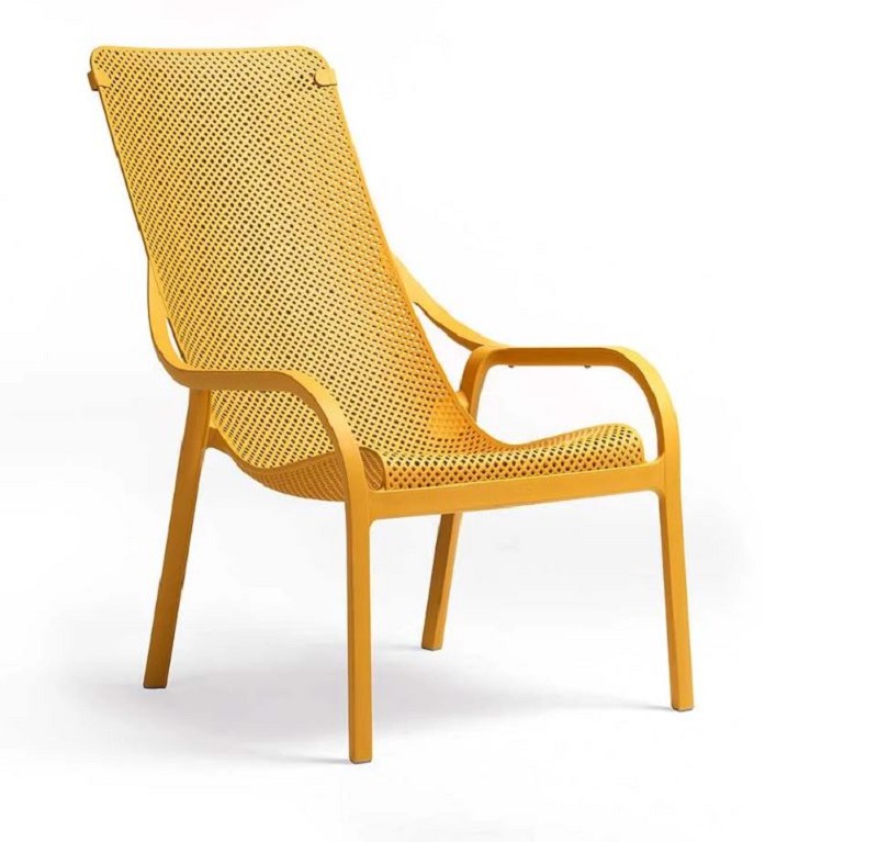 Nardi Net Lounge Stoel Senape