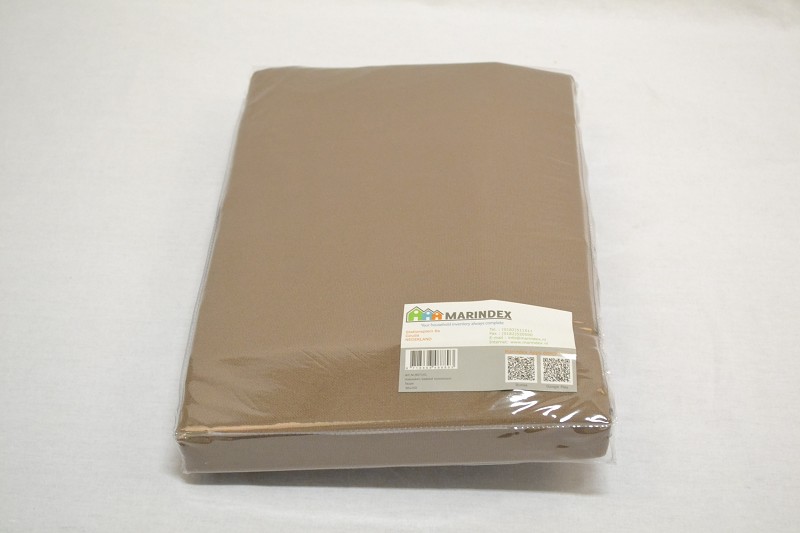 Hoeslaken 180x200x21cm Taupe