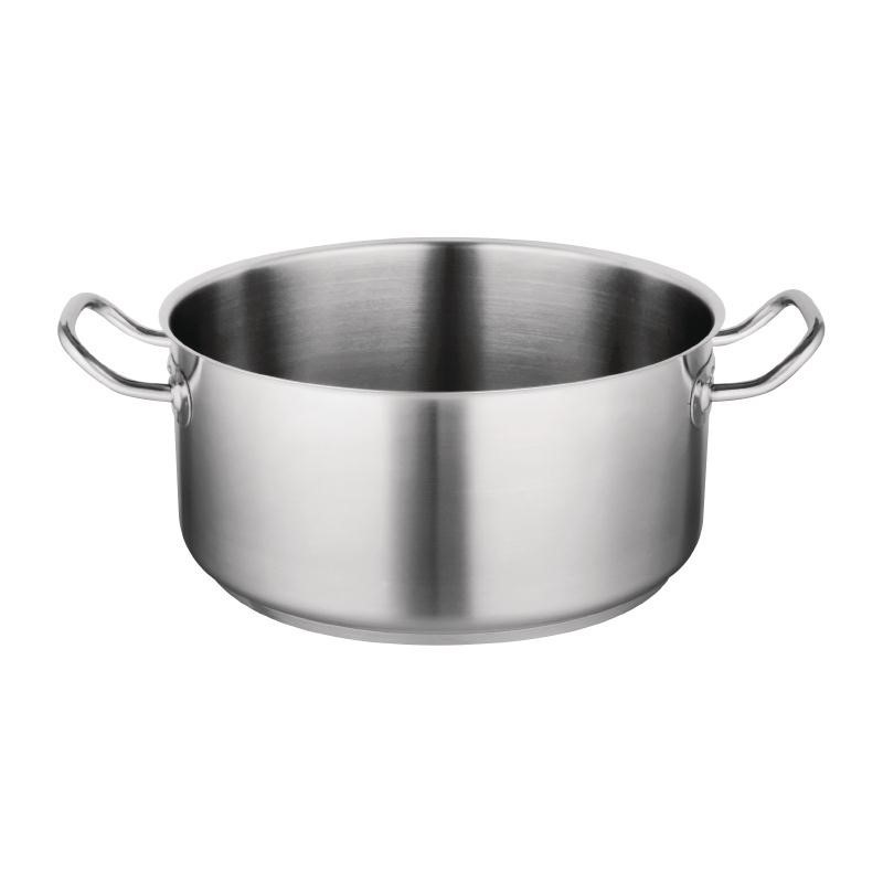 Vogue RVS kookpan 24cm Laag Model 4,5ltr