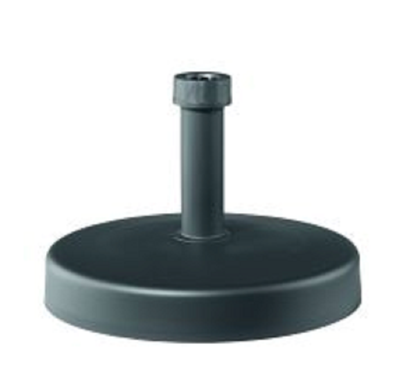 Parasolvoet 25kg Beton Grijs Rond
