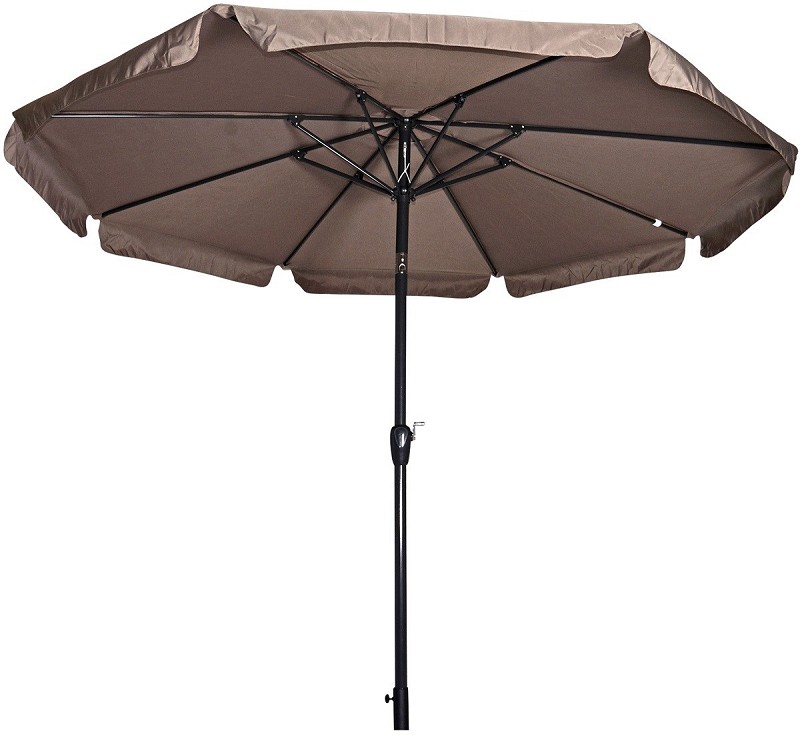 Parasol 3mtr Taupe  Fiberglas balein
