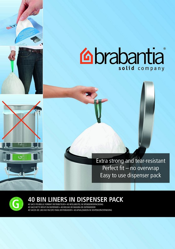 Brabantia Afvalzakken G/ 23-30L x40