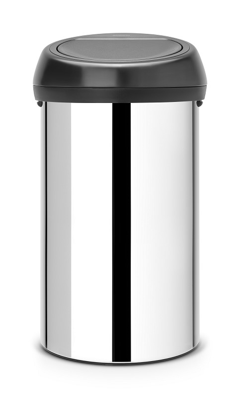 Brabantia Touch Bin 60L Brilliant/ zwart