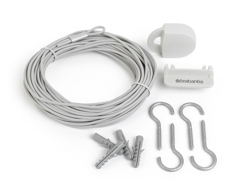 Brabantia Drooglijnset 12 Meter Wit