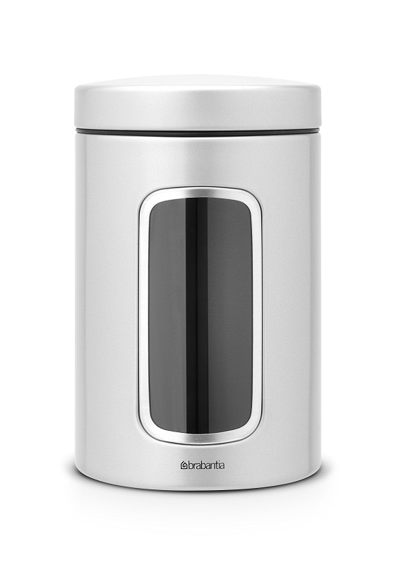 Brabantia Voorraadbus venster 1,4L Grey