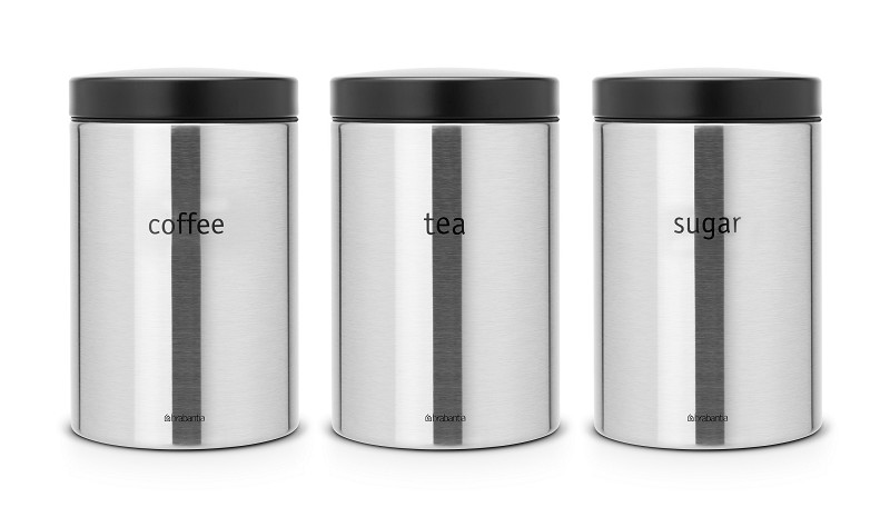 Brabantia Voorraadbus Set 3x1,4L FPP