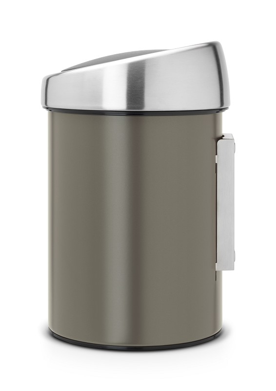 Brabantia Touch Bin Wand 3L Platinum