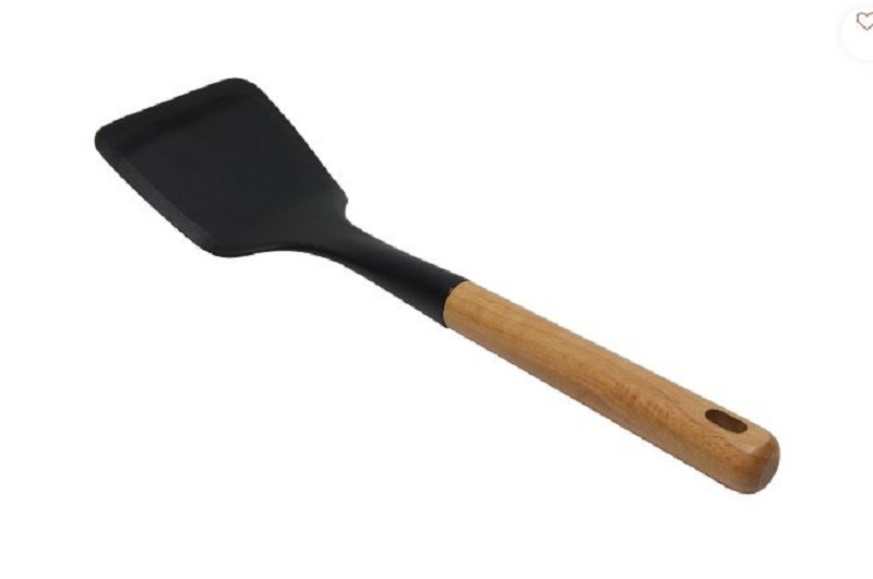 Bakspaan hout met siliconen 36cm
