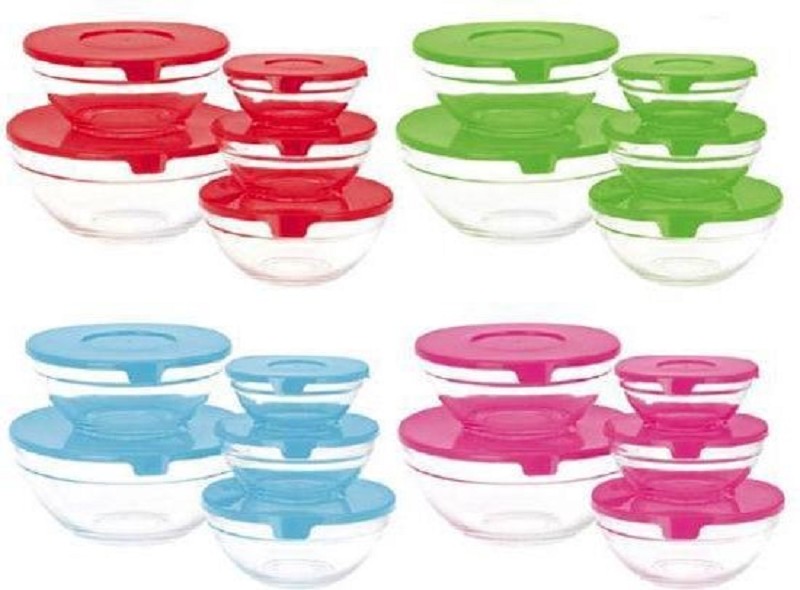 Magnetronset 5dlg glas  assorti