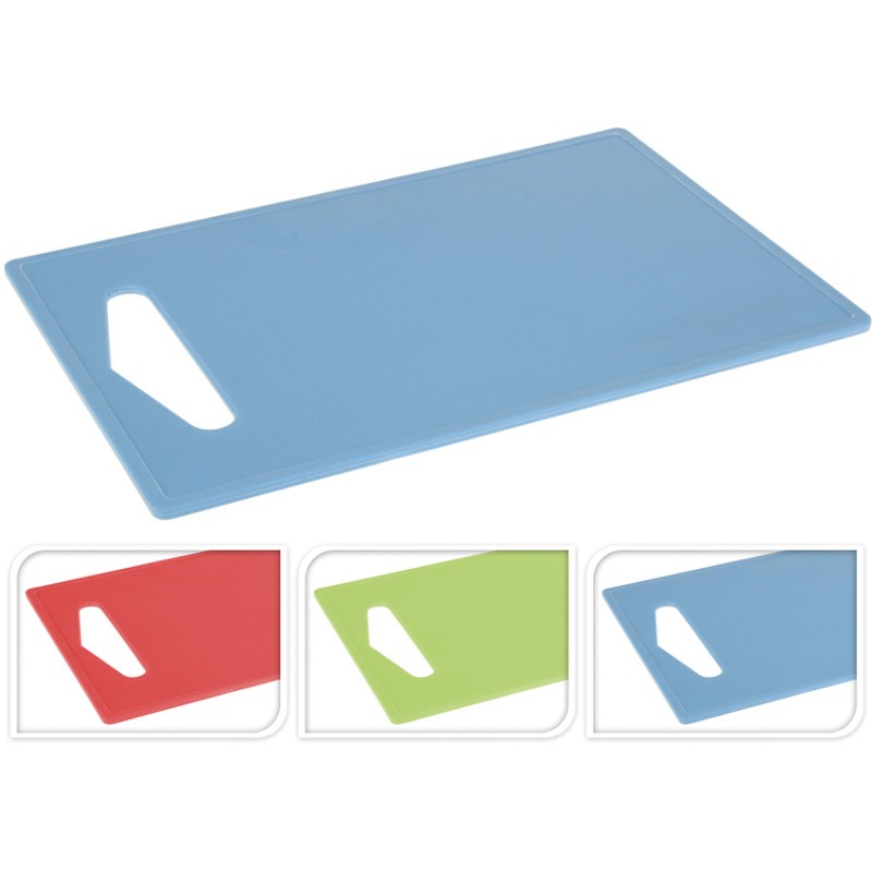 Snijplank 24x15x0.5 cm 3 assorti
