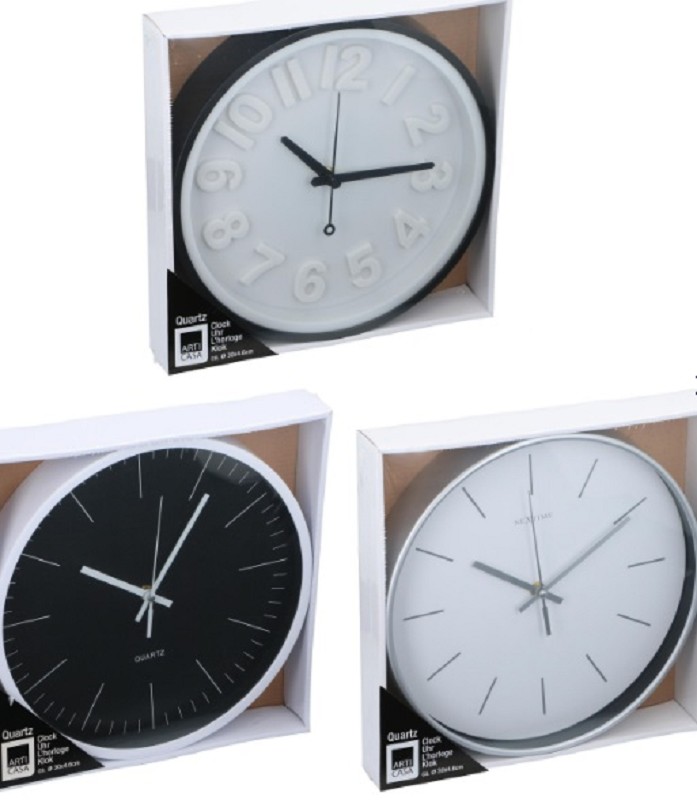 Klok Wand 30 cm Assorti