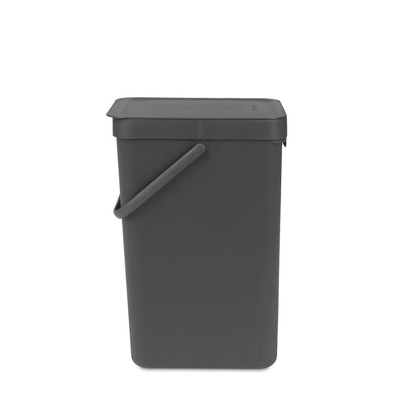 Brabantia Sort & Go Afvalemmer 16L Grijs