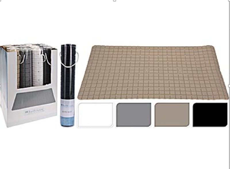 Badmat polyvinyl assorti