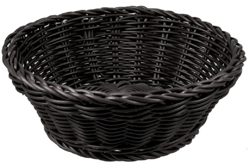 Broodmand Rond 20x8cm Zwart